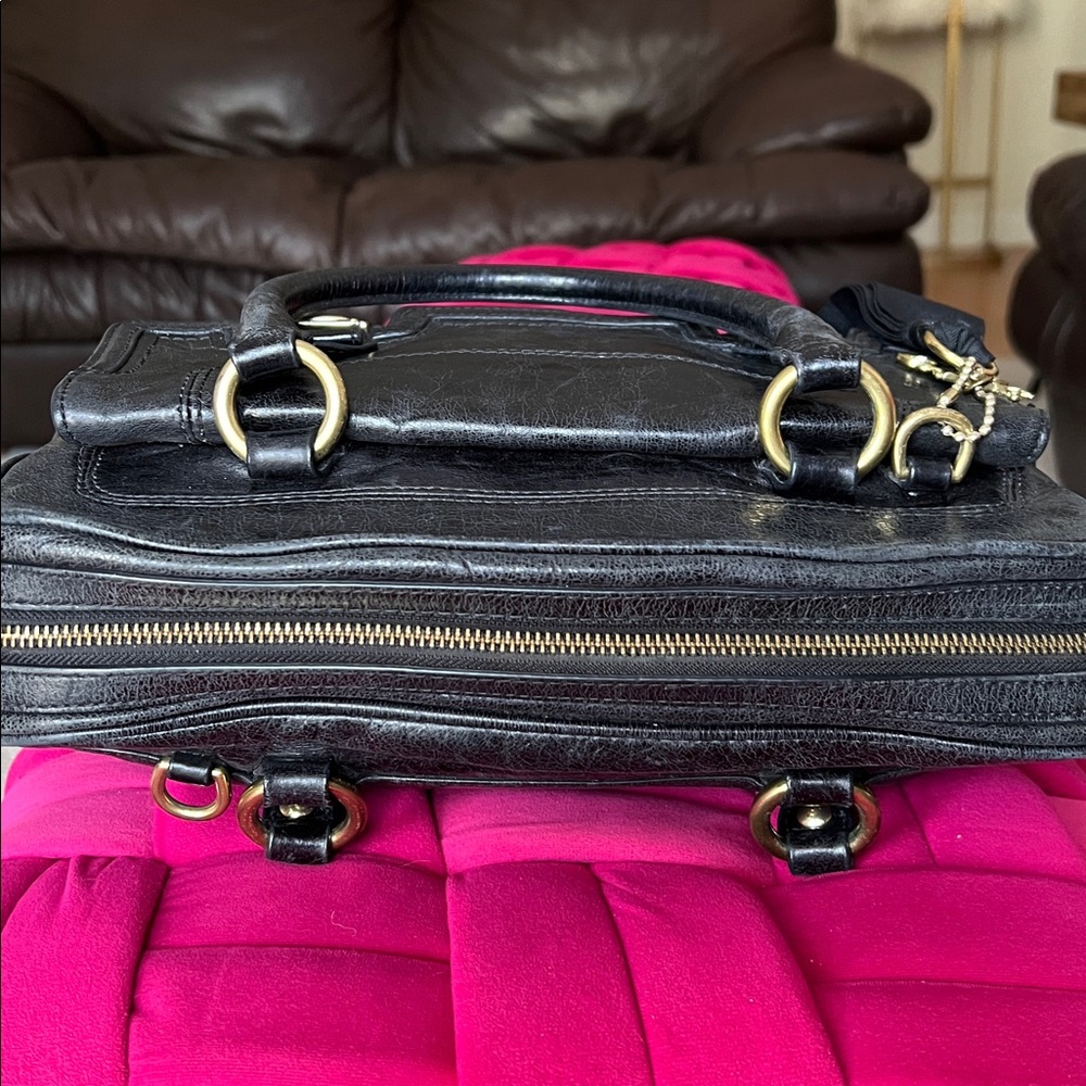 Coach Poppy Pushlock Satchel - Picture 9 of 16